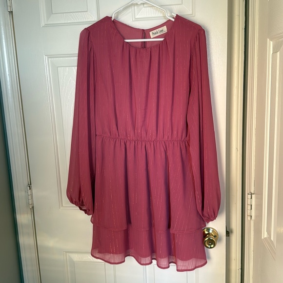 Peach Love California Dresses & Skirts - Pink dress, size large!